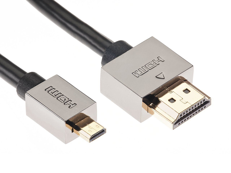 фото Аксессуар vcom hdmi 19m - microhdmi 19m ver 2.0 + 3d / ethernet 1.8m cg506ad-1.8m