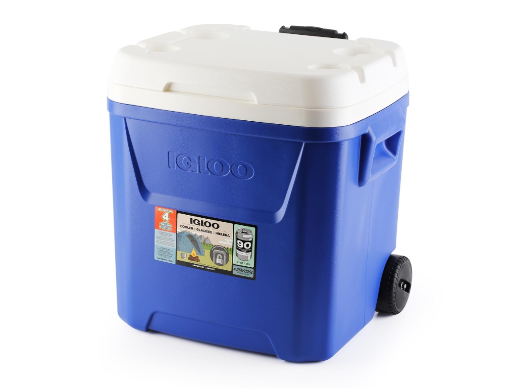 фото Термоконтейнер igloo laguna 60 qt roller blue 34493