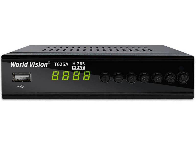 World Vision T625A цифровой эфирный ресивер world vision t625a lan