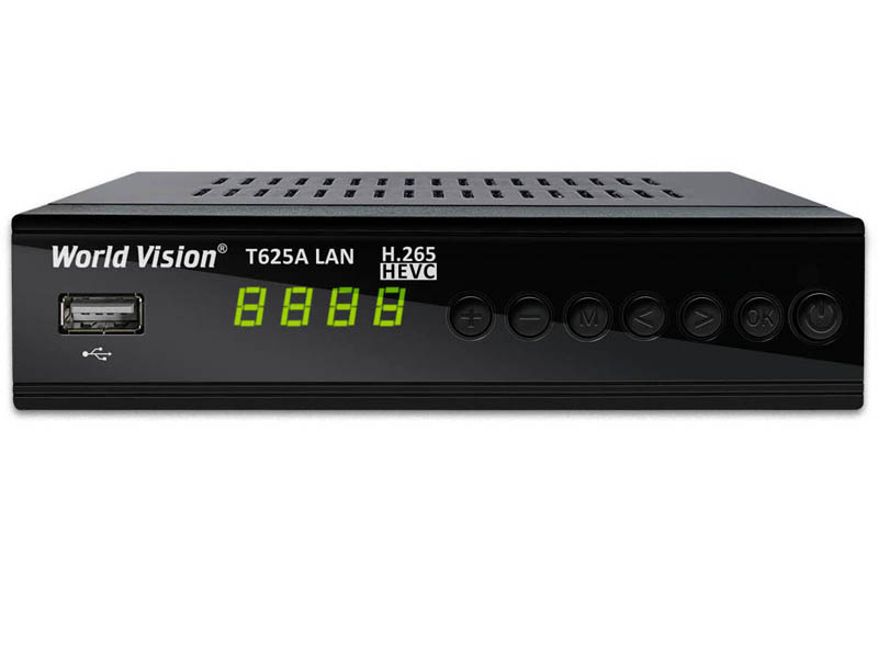 World Vision T625A LAN пульт для цифровой приставки world vision t40 t53