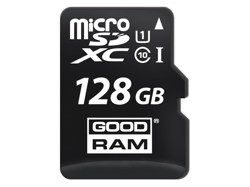 фото Карта памяти 128gb - goodram micro secure digital xc class 10 uhs-i m1aa-1280r12 с переходником под sd