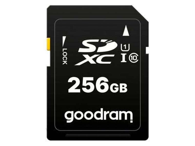 фото Карта памяти 256gb - goodram secure digital xc class 10 uhs-i s1a0-2560r12