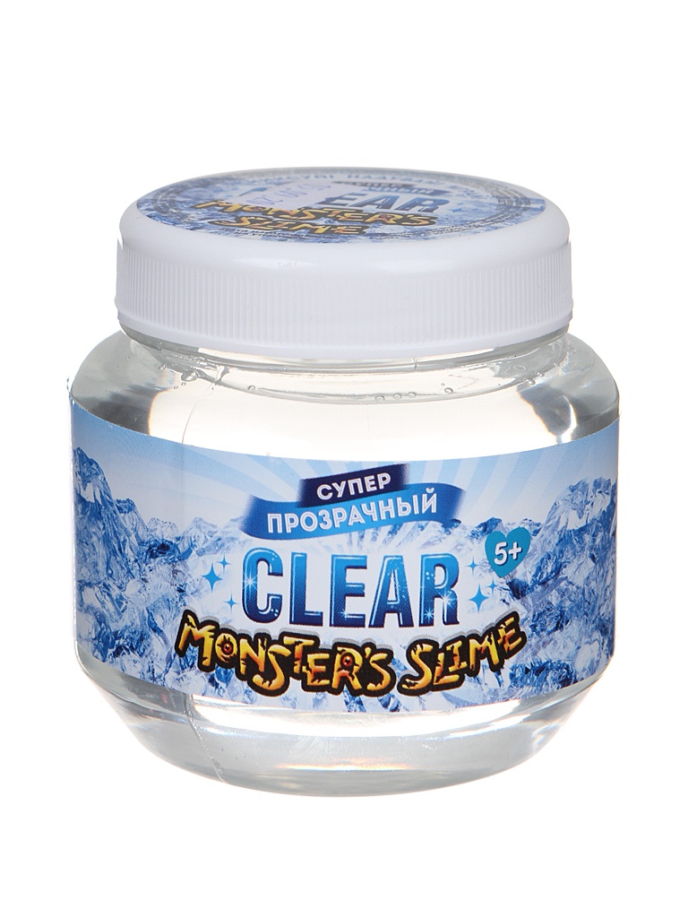 

Слайм KiKi Monsters Slime 250ml Transparent SL065, SL065