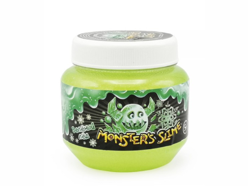 

Слайм KiKi Monsters Slime Зеленый лед 250ml SCB002, SCB002