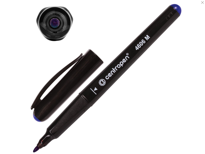 

Маркер Centropen 1mm Blue 4606/1С, 4606/1С