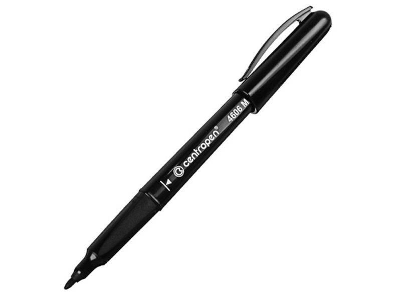 

Маркер Centropen 1mm Black 4606/1Ч, 4606/1Ч