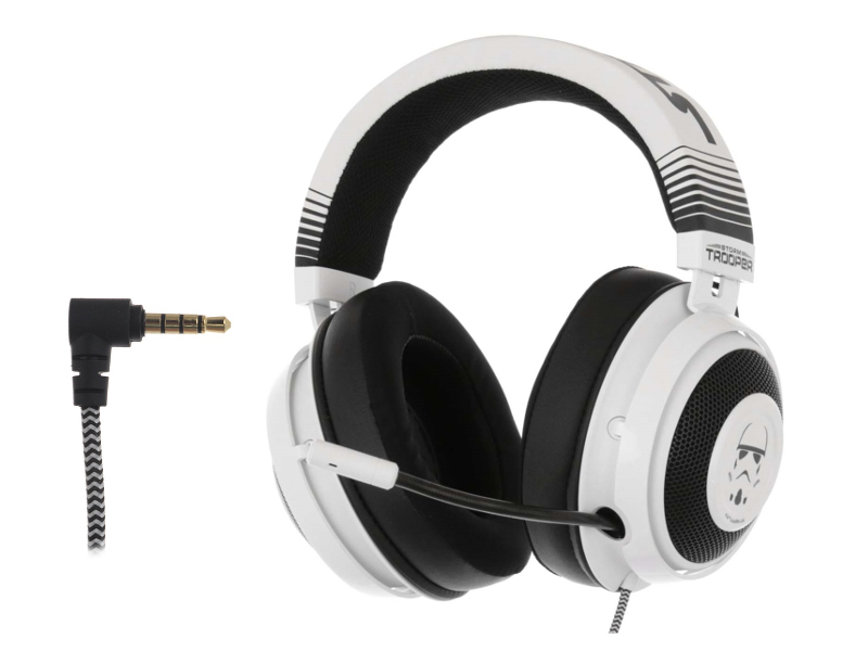 фото Наушники razer kraken multi-platform wired gaming headset stormtrooper rz04-02830600-r3m1