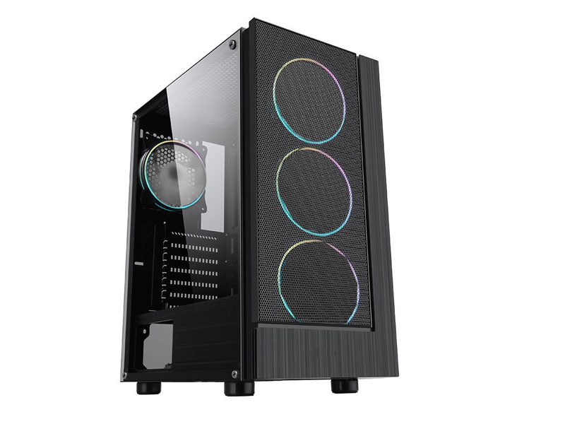 

Корпус Formula F-33RGB ATX Black без БП 1194997, F-33RGB