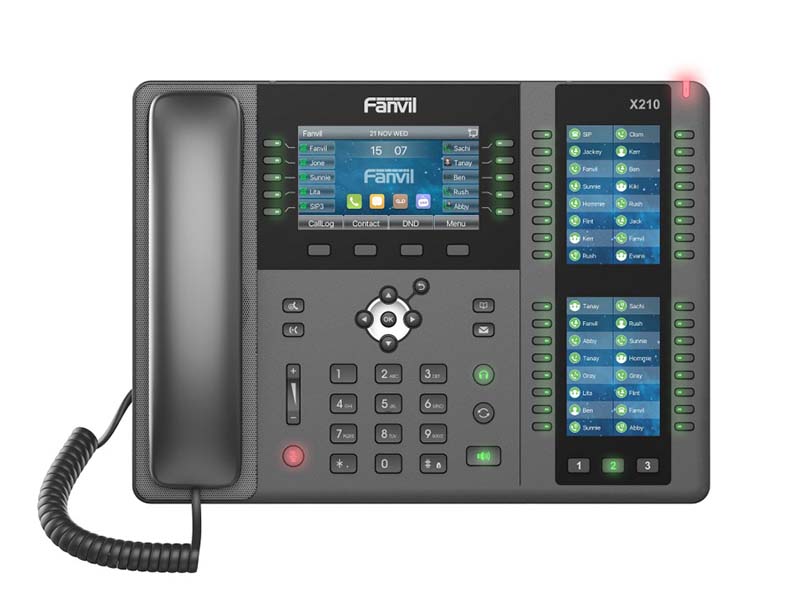 фото Voip оборудование fanvil ip x210 black 1159462