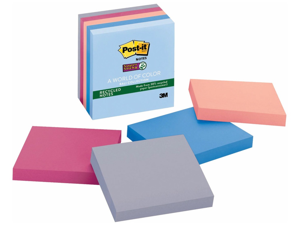 

Стикеры 3M Post-IT ЭКО Тропик 76х76mm 450 листов 654-5SSNRP, 654-5SSNRP