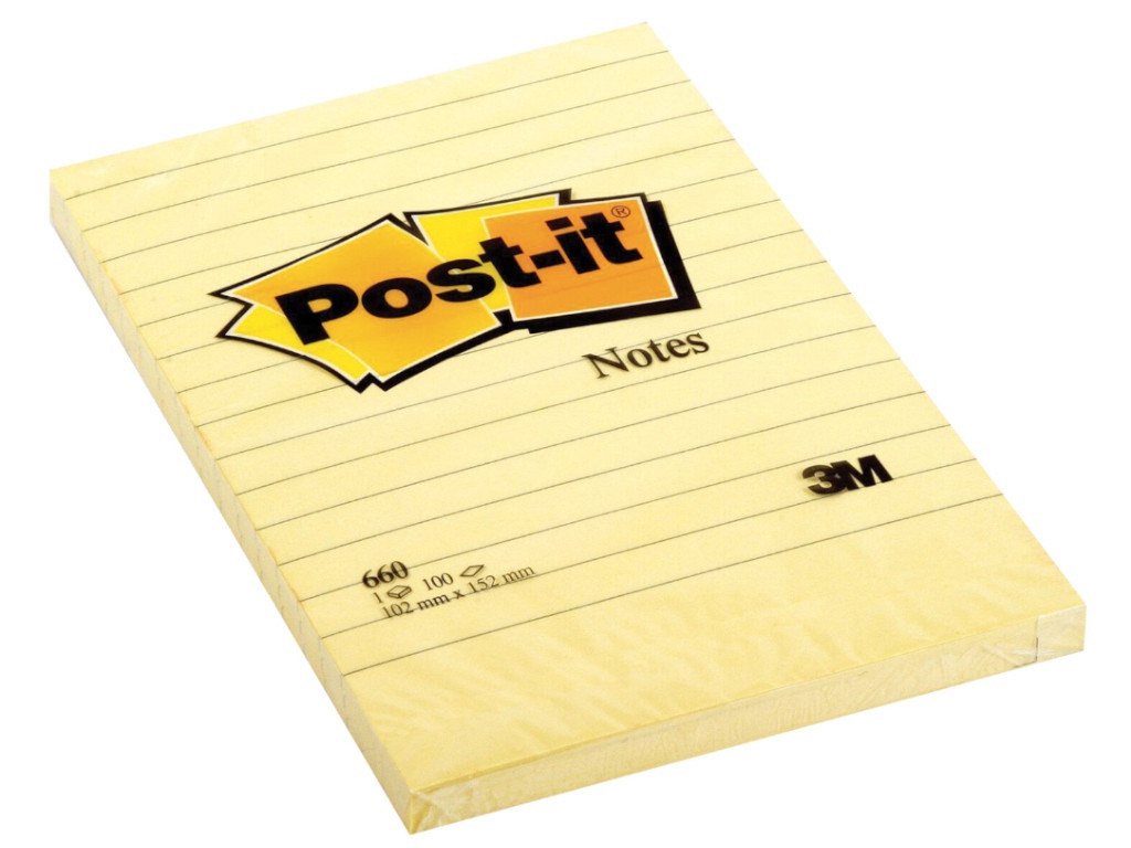 

Стикеры 3M Post-IT Original 102х152mm 100 листов 660, 660