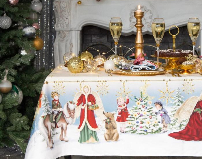 

Скатерть Этель Christmas Time 150х185cm 4496662, Christmas Time