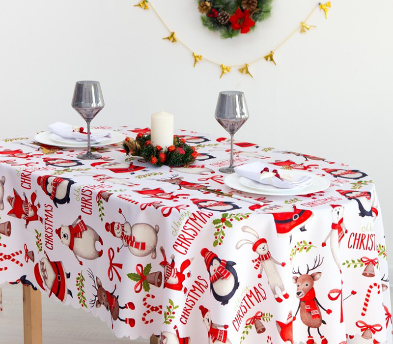 

Скатерть Доляна Christmas 145x300cm 4443163, Christmas