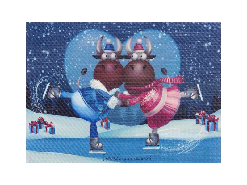 

Салфетка на стол Доляна Согревающих объятий 40x29cm 4615774, Согревающих объятий