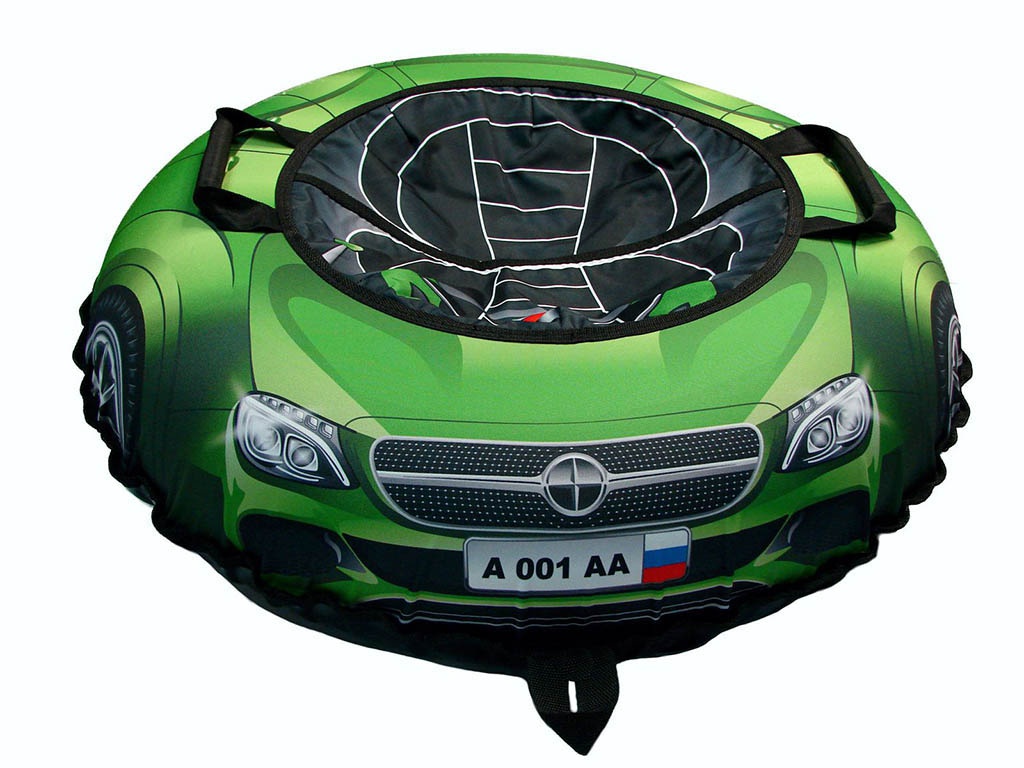 

Тюбинг RT Эксклюзив Super Car Mercedes Green 100cm + автокамера, SUPER CAR Mercedes зелёный