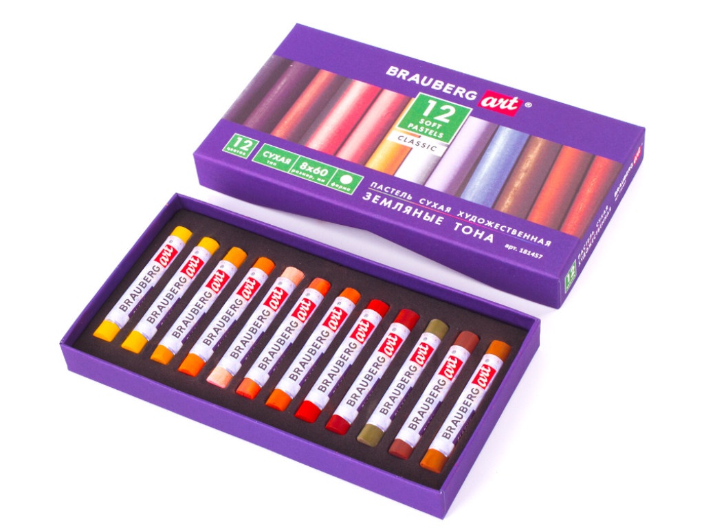 

Пастель Brauberg Art Classic 12 цветов 181457, 181457