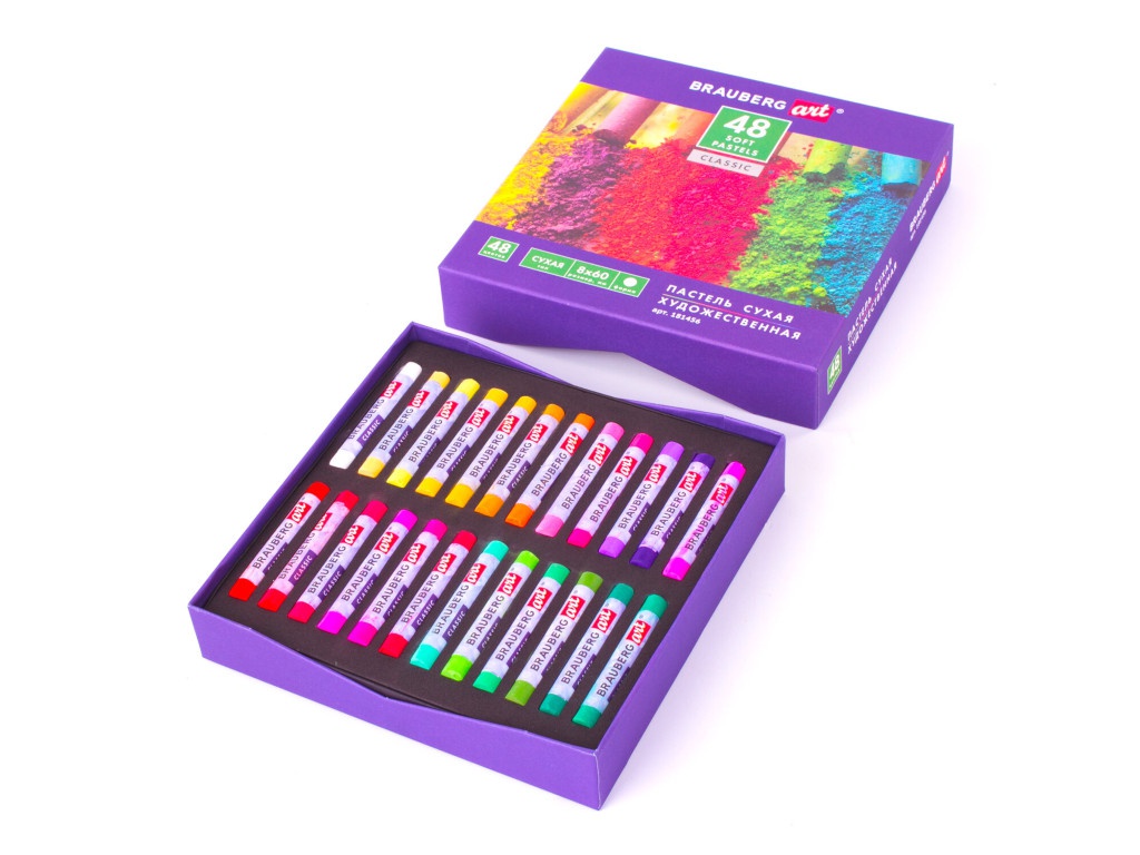 

Пастель Brauberg Art Classic 48 цветов 181456, 181456