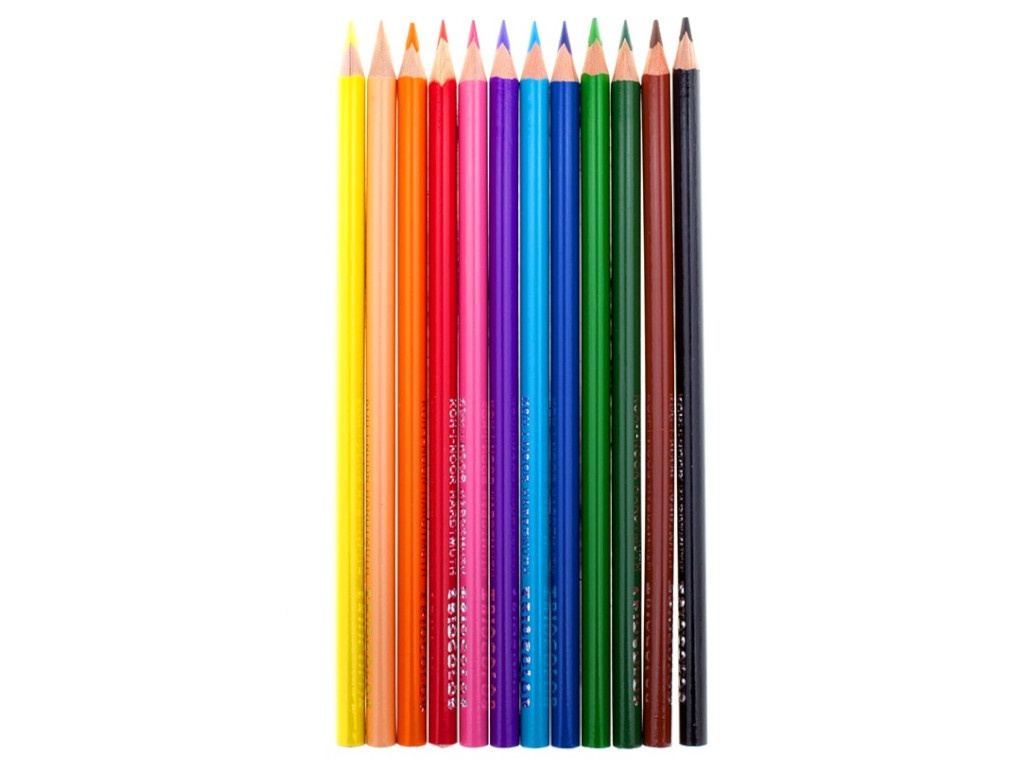 

Карандаши цветные Koh-i-Noor Triocolor 12 цветов 3132012004KSRU, 3132012004KSRU