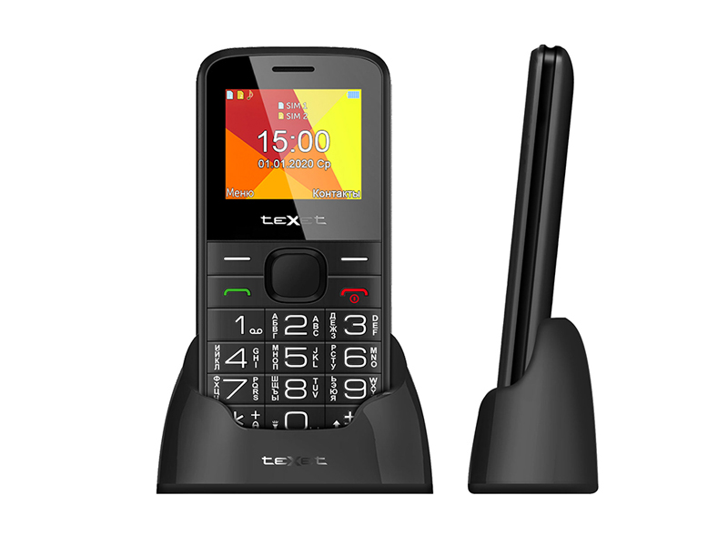 Сотовый телефон teXet TM-B201 Black сотовый телефон texet tm 521r black orange
