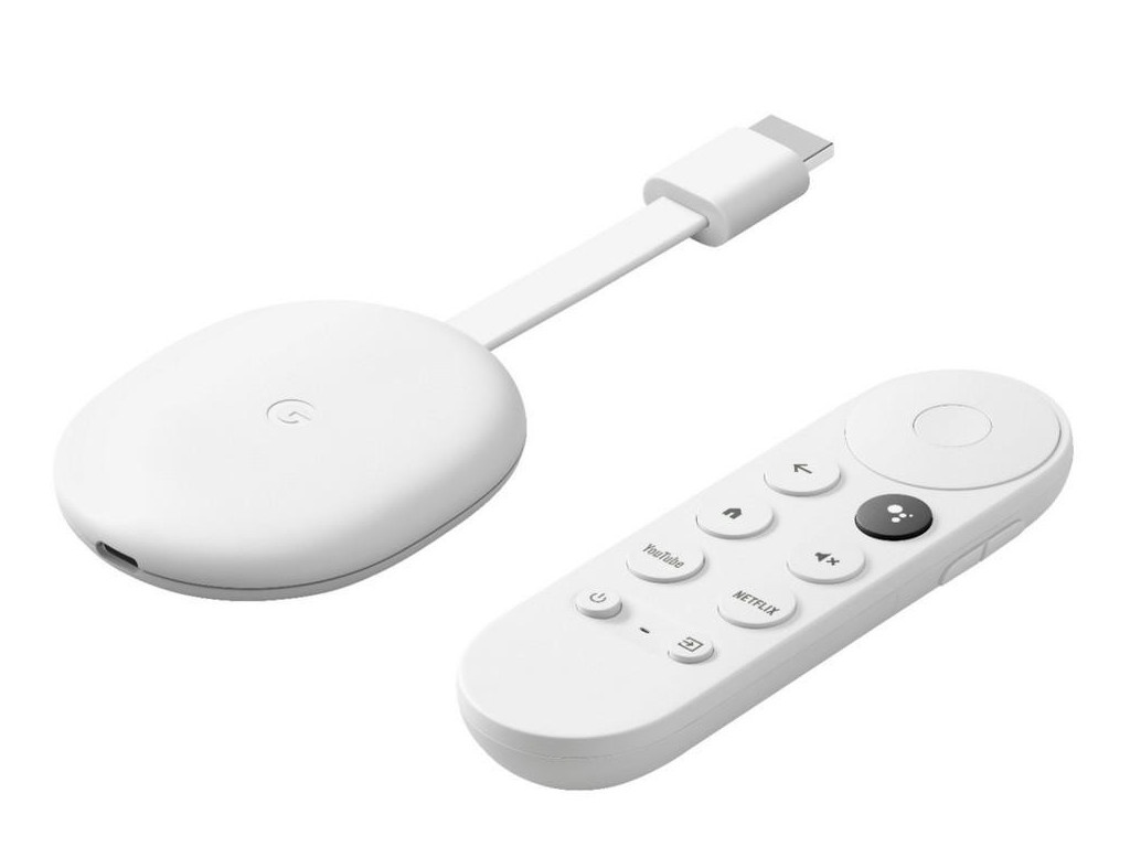 фото Медиаплеер google chromecast c google tv