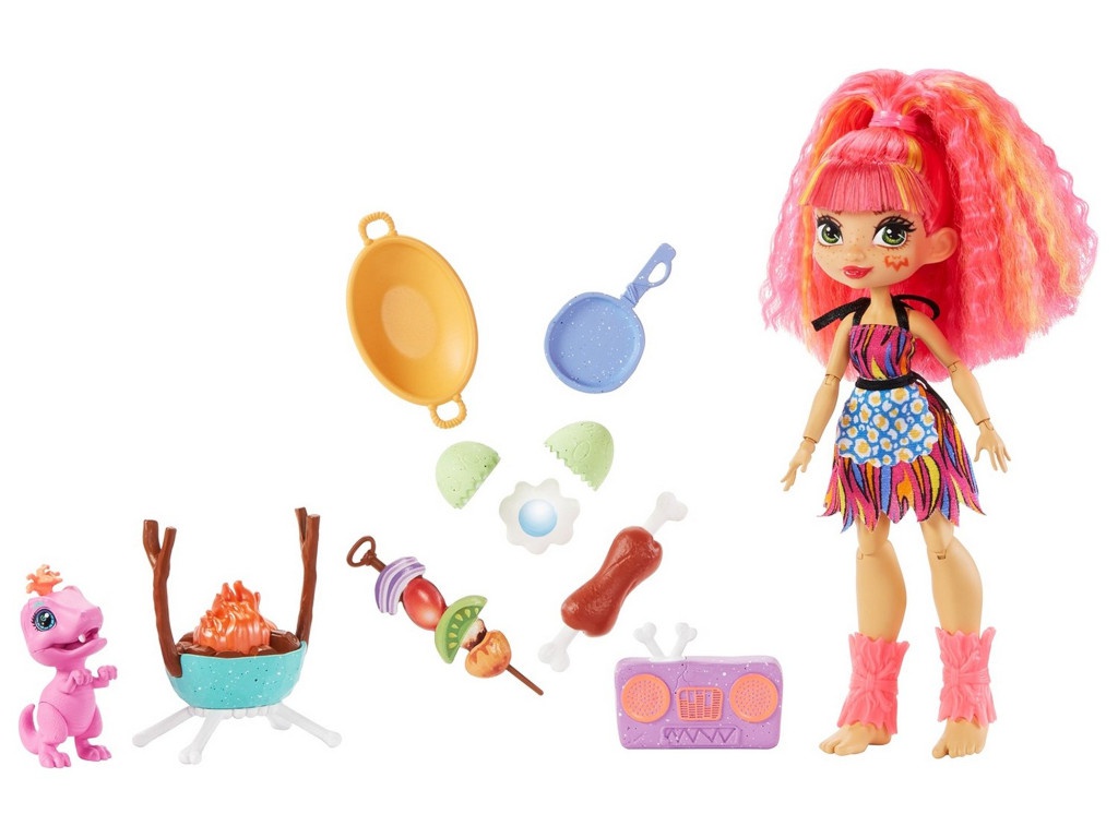 

Кукла Mattel Cave Club Эмберли и барбекю GNL96, Эмберли и барбекю