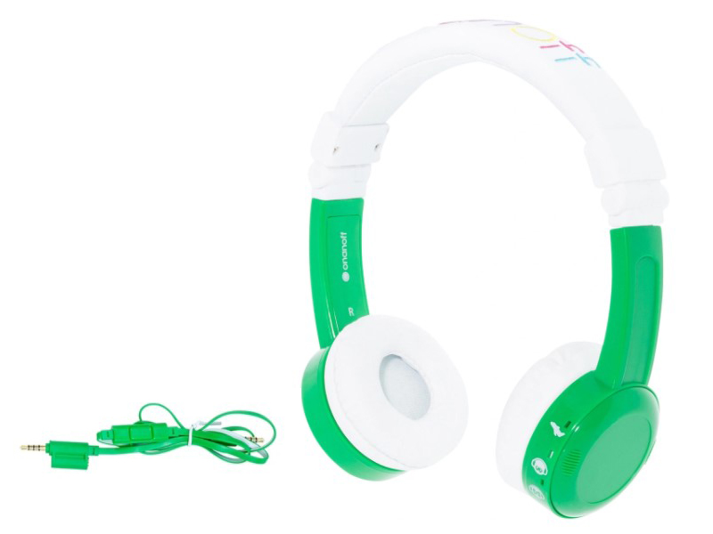 фото Наушники onanoff buddyphones inflight bp-if-green-01-k