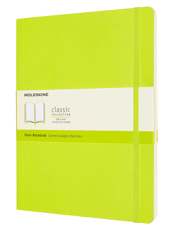 

Блокнот Moleskine Classic Soft Large 190х250mm 96 листов Lime QP623C2 / 1215753, QP623C2