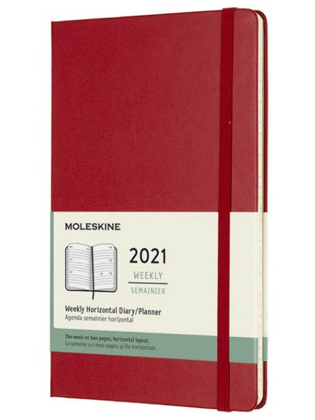 фото Ежедневник moleskine classic wlly large 130х210mm 72 листа red dhf212wh3