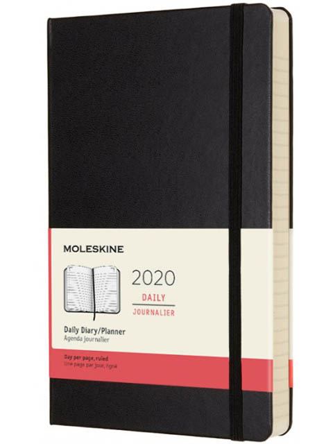 фото Ежедневник moleskine classic large 130х210mm 200 листов black dhb12dc3