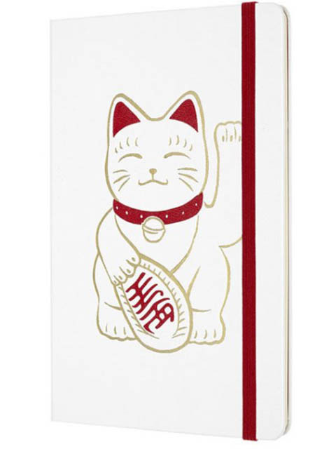 фото Ежедневник moleskine le maneki neko large 130х210mm 72 листа white dmn12wn3y21