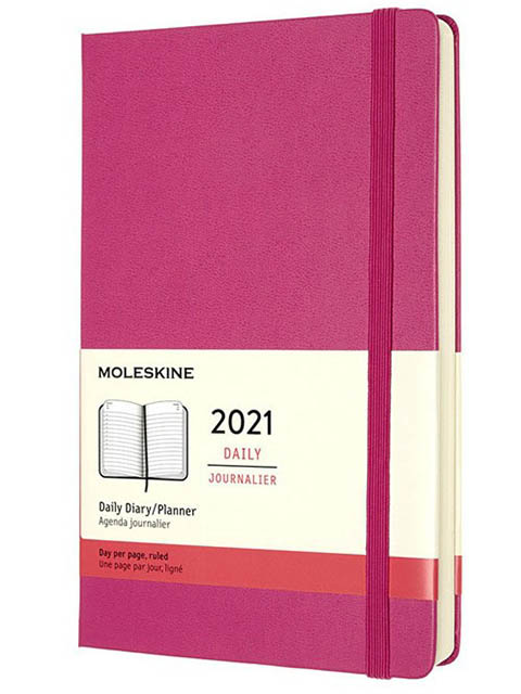 фото Ежедневник moleskine classic large 130х210mm 200 листов fuchsia dhd1312dc3