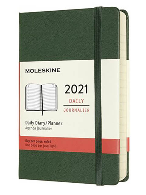 фото Ежедневник moleskine classic pocket 90x140mm 200 листов green dhk1512dc2