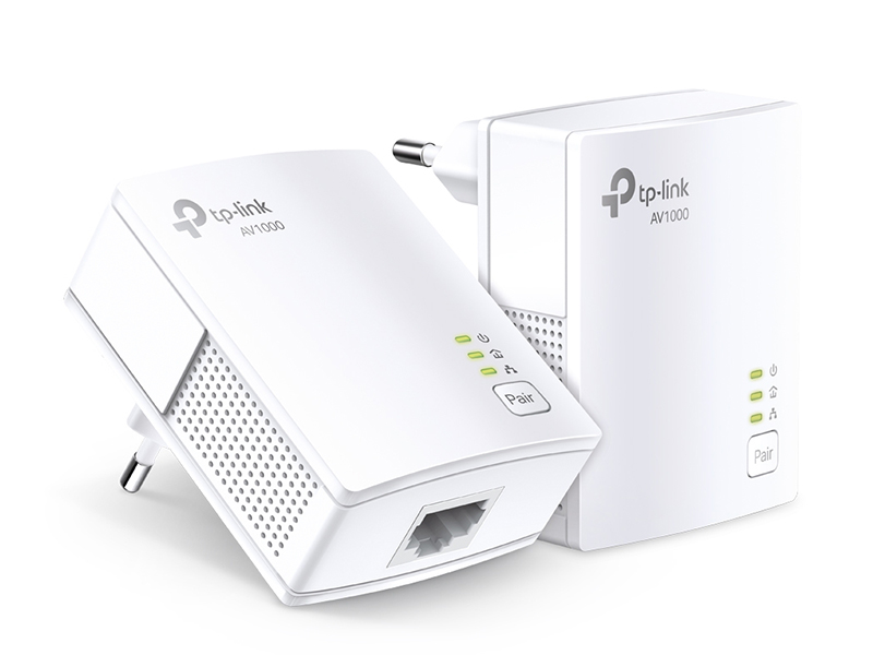 Powerline адаптер TP-LINK TL-PA7017 KIT powerline tp link tl wpa7517 kit 802 11ac 733 300 433 мбит с gblan homeplug av2 2 шт