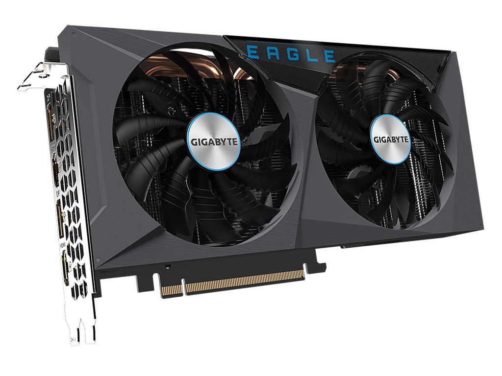 

Видеокарта GigaByte GeForce RTX 3060 Ti Eagle 8Gb GV-N306TEAGLE-8GD, GV-N306TEAGLE-8GD