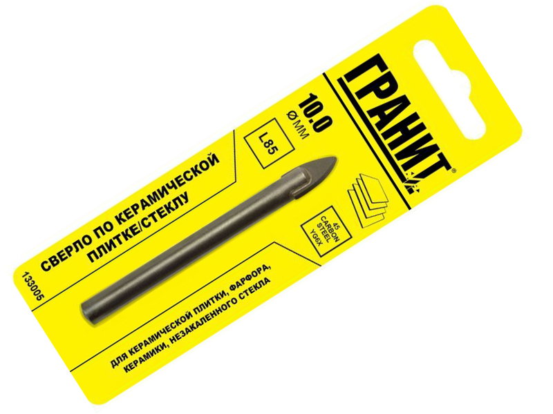 

Сверло Гранит по плитке 10x85mm 133005, 133005