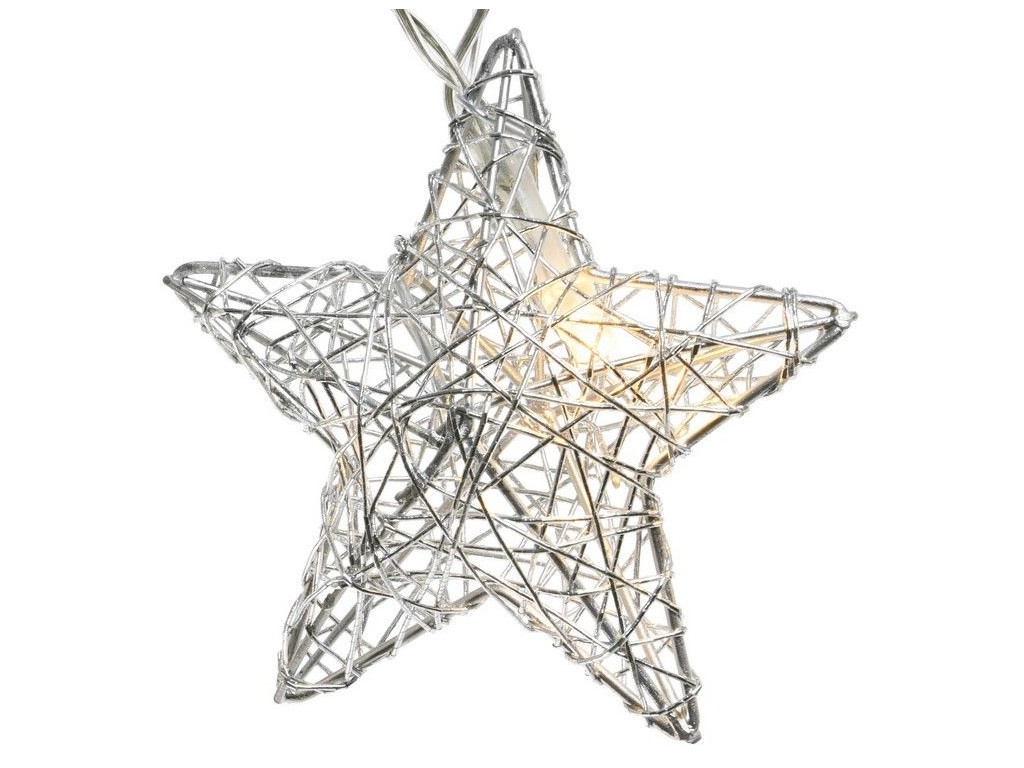 

Гирлянда Kaemingk Ажурные звездочки 10 LED-огней 135cm Warm White 480459 / 165422, 165422-kaemingk