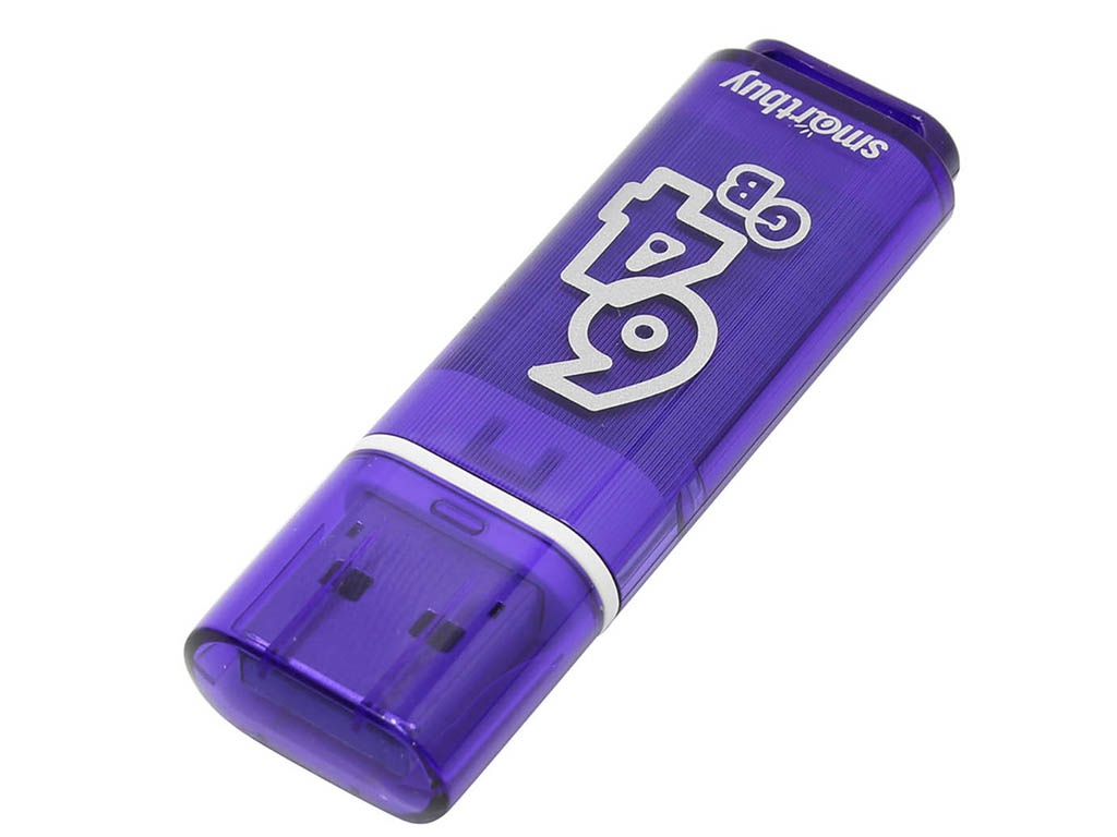 Zakazat.ru: USB Flash Drive 64Gb - SmartBuy Glossy series USB 3.0/3.1 Gen.1 Dark Blue SB64GBGS-DB