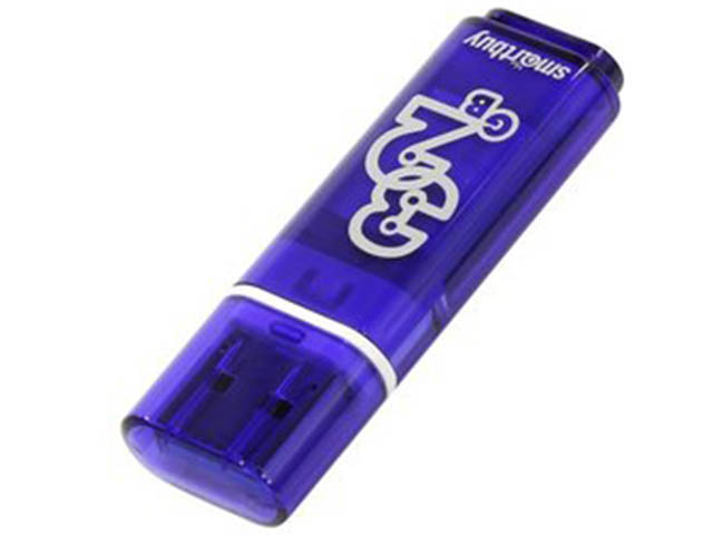 Zakazat.ru: USB Flash Drive 32Gb - SmartBuy Glossy series USB 3.0/3.1 Gen.1 Dark Blue SB32GBGS-DB