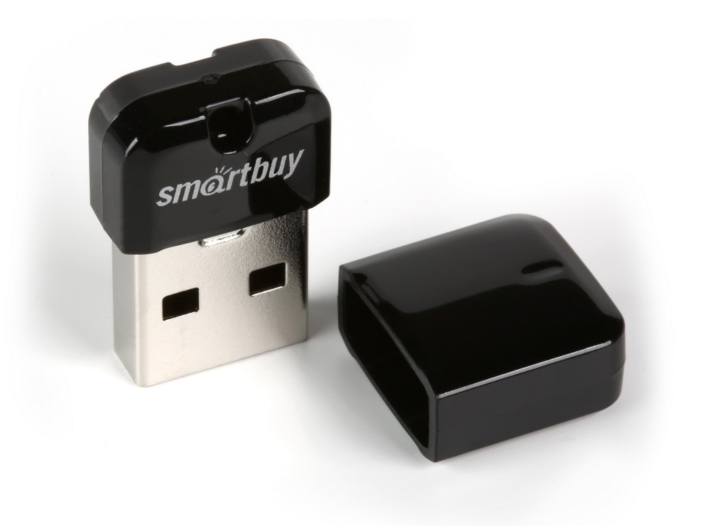 фото Usb flash drive 64gb - smartbuy art series usb 2.0 black sb64gbak