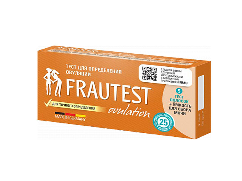 фото Тест тест на овуляцию frautest ovulation 5шт 102020011