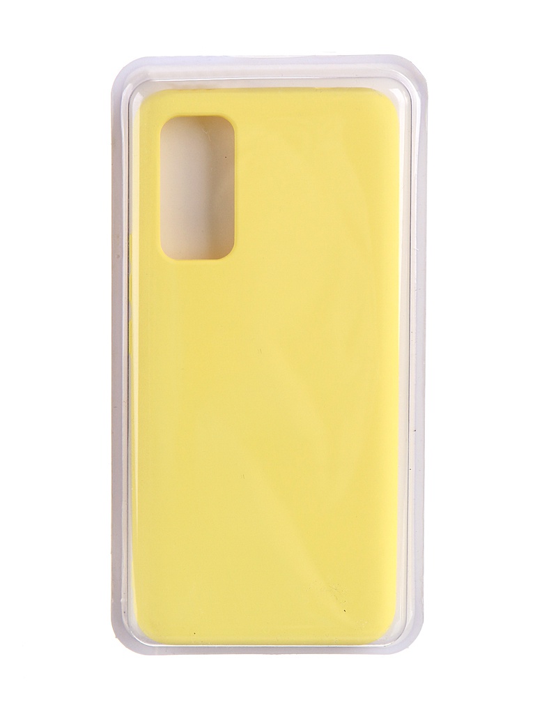 Чехол Innovation для Honor 30 Soft Inside Yellow 19025 цена и фото