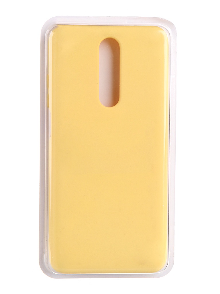 Чехол Innovation для Xiaomi Redmi K30 Soft Inside Yellow 19204 чехол innovation для xiaomi redmi k30 soft inside turquoise 19202