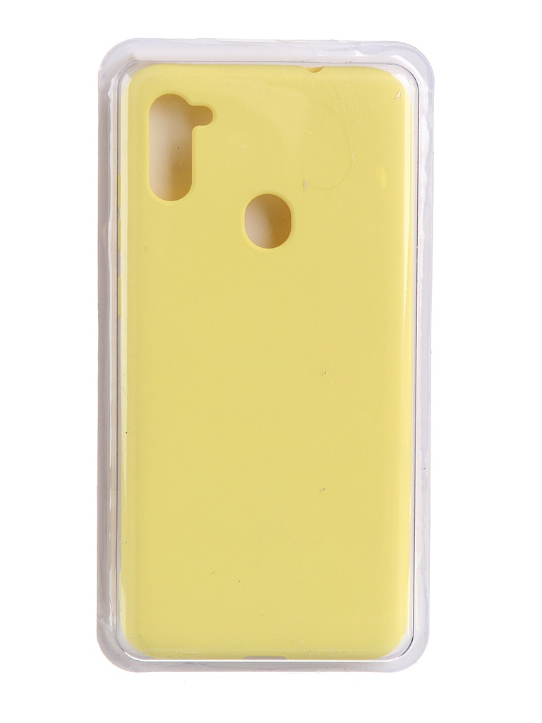 цена Чехол Innovation для Samsung Galaxy A11 Soft Inside Yellow 19128