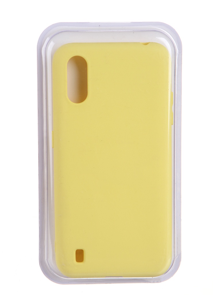 Чехол Innovation для Samsung Galaxy A01 Soft Inside Yellow 19152 чехол innovation для xiaomi redmi k30 soft inside yellow 19204
