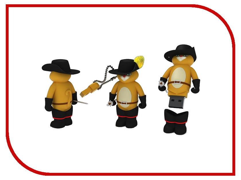 

USB Flash Drive 8Gb - Iconik Кот в сапогах RB-PUSS-8GB
