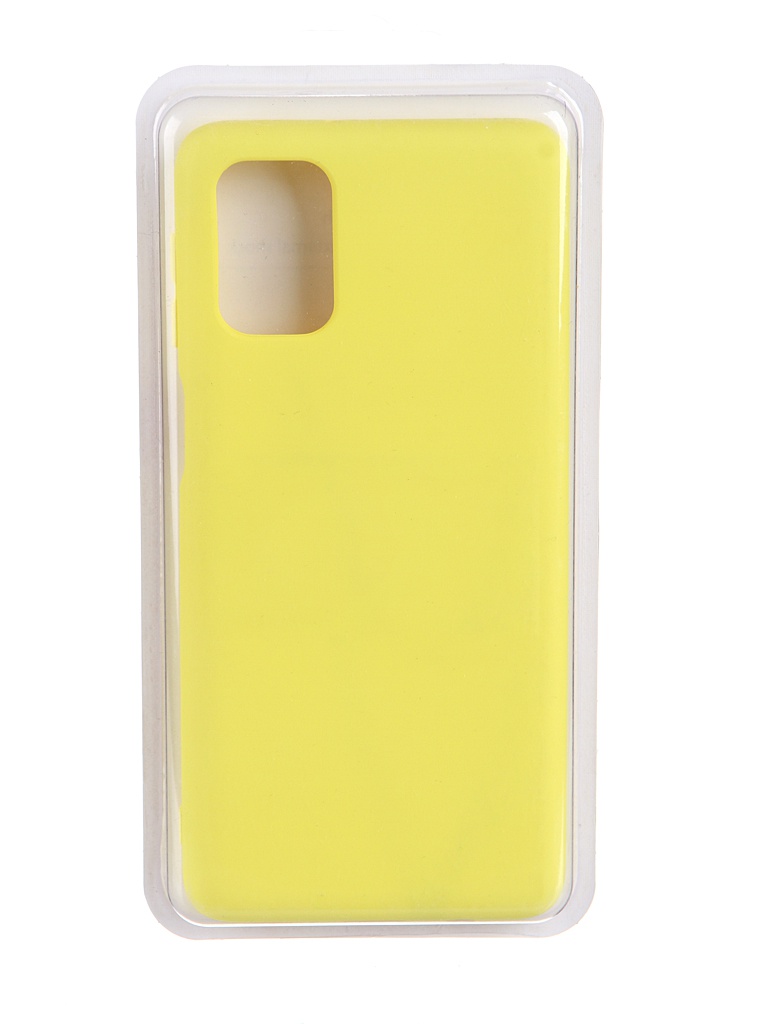 Чехол Innovation для Samsung Galaxy M31S Soft Inside Yellow 19110