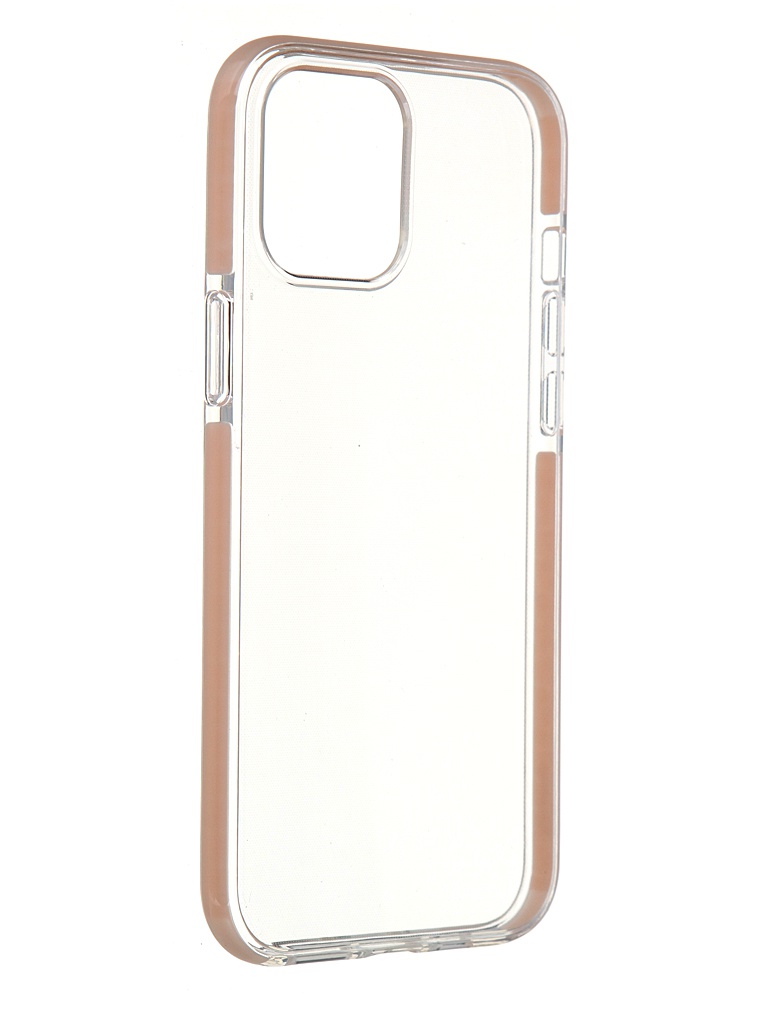 Чехол Gurdini для APPLE iPhone 12 Pro Max Crystall Ice Silicone Pink 913034