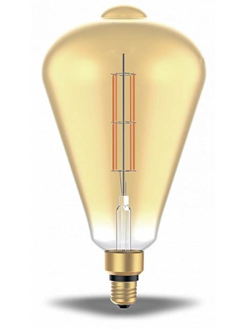 

Лампочка Gauss Filament ST164 Е27 6W 2700К 890Lm Golden Straight 157802118, 157802118