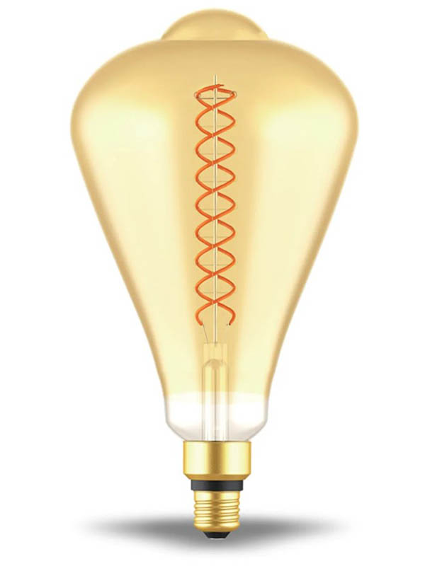 

Лампочка Gauss Filament ST164 Е27 8.5W 2000К 660lm Golden Flexible 157802105, 157802105