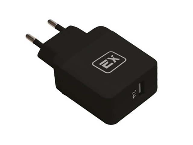 фото Зарядное устройство exployd sonder 1xusb 2.4a qc3.0 black ex-z-434